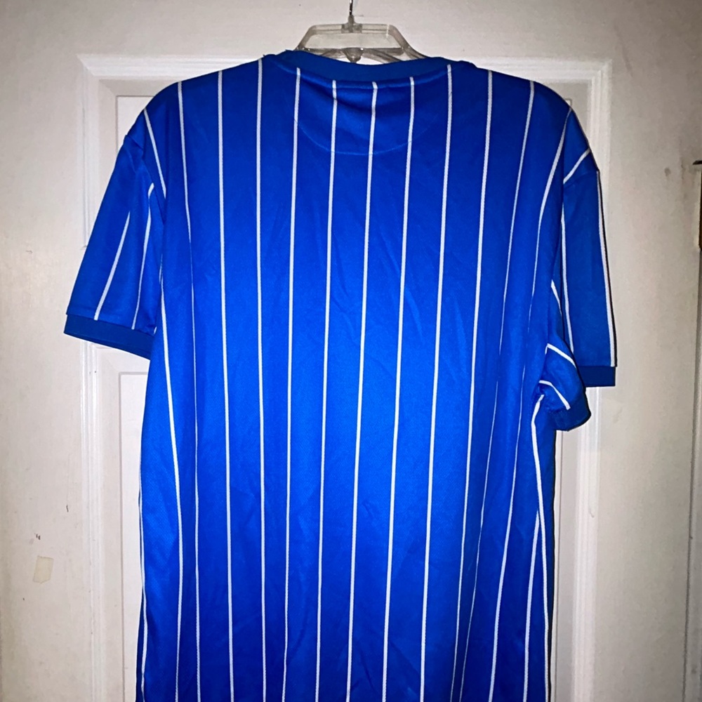 ๐ฝ๐ New York Knicks NBA Basketball Pinstripes Polyester Shirt ๐๏ธ๐ - Picture 2 of 16